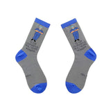 Male Health Worker Crew Socks Large