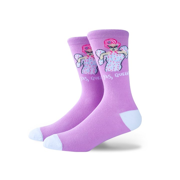 You Go Girl Crew Socks Medium